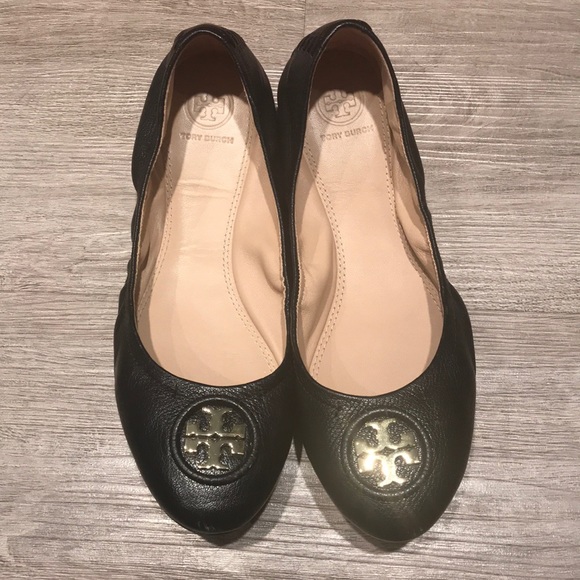 Tory Burch Shoes - Tory Burch Black Ballet Flats